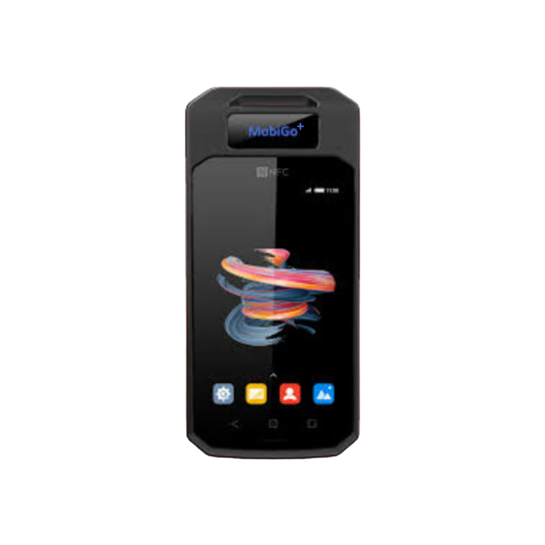 MobiGo +The MobiGo+ is a shockproof, water resistant device which is easily connected to and used. It includes a large memory, dual SIM functions and a capacitative 4" touch screen. This