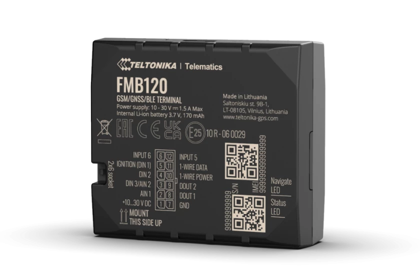 FMB1202G car tracker for remote fleet monitoring